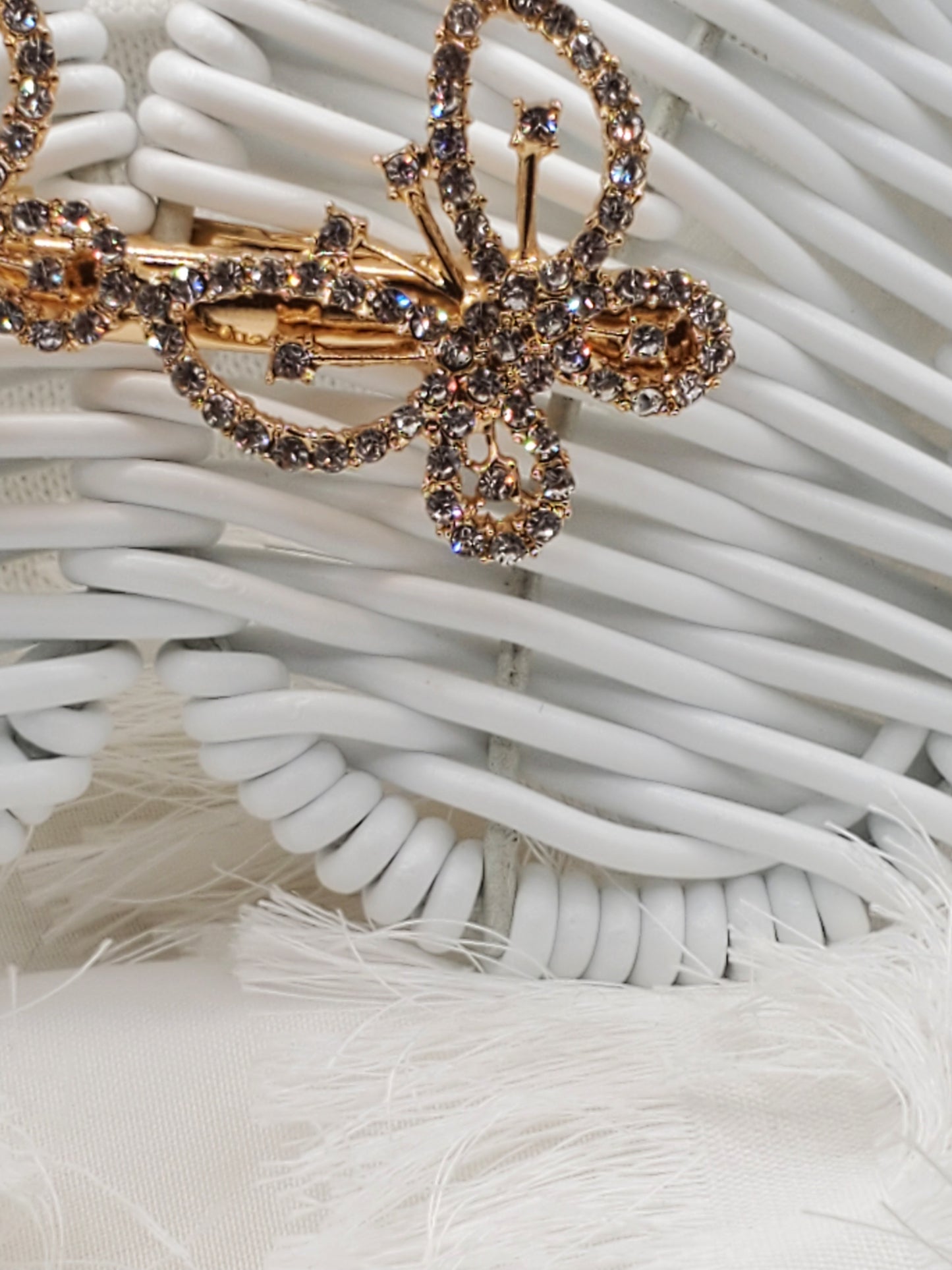 Doubled WINGED Hair Pin