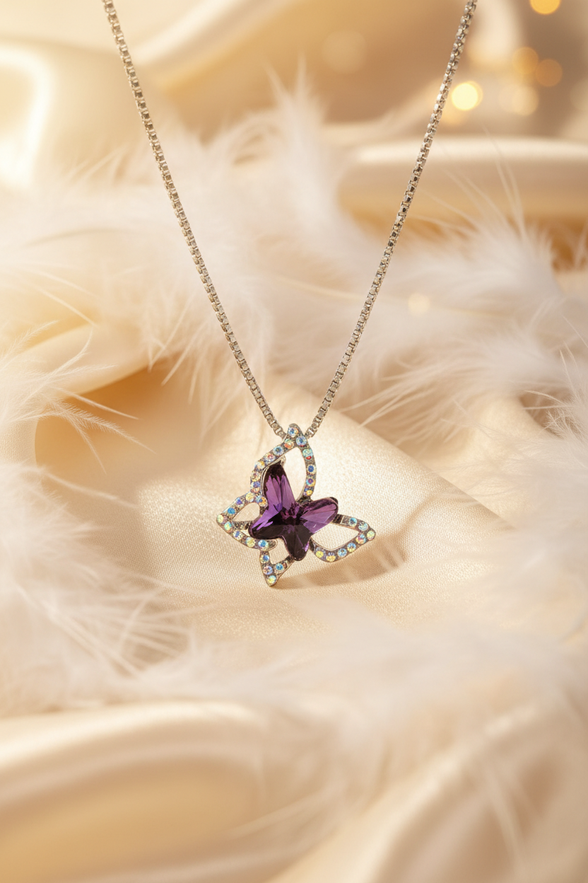 PURPLE LOVE NECKLACE