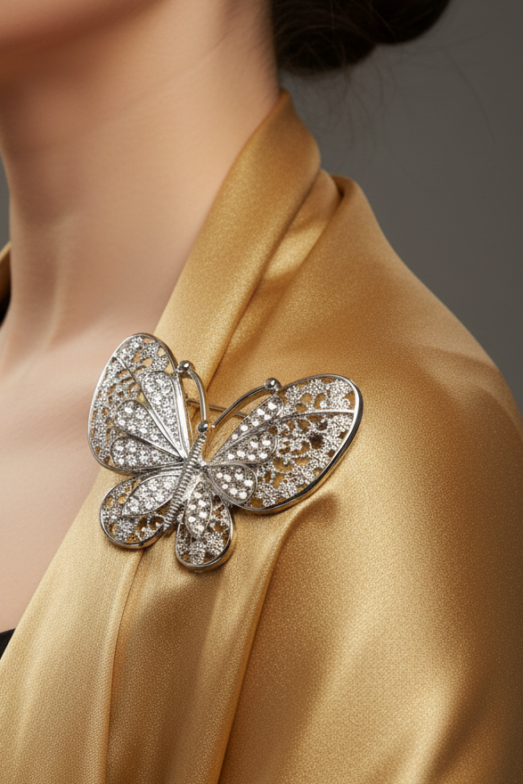 FLUTTERING BROOCH