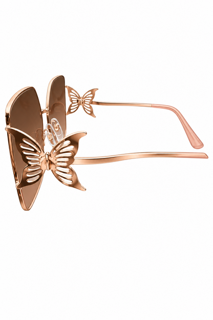 Golden Butterfly Statement Sunglasses
