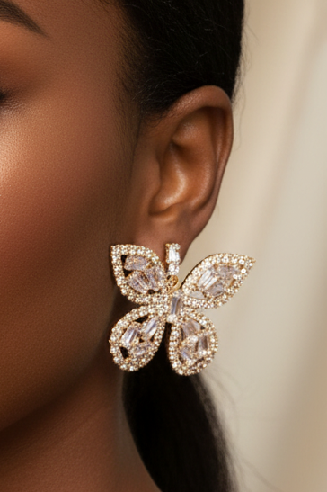 PLENTI RHINESTONE EARRINGS