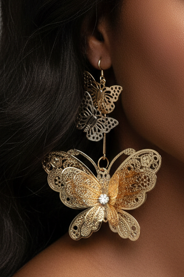3D DROP EARRINGS