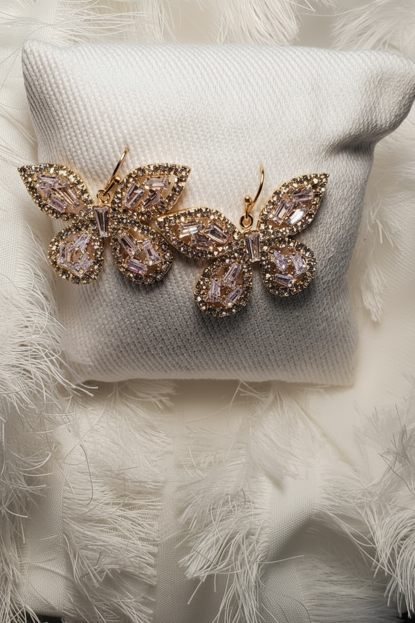 PLENTI RHINESTONE EARRINGS