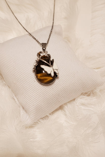 LUCKY BROWN NECKLACE