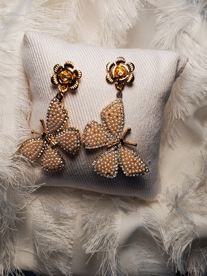 PLENTI PINK PEARL EARRINGS